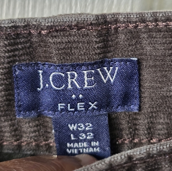 J.Crew Men's Corduroy Pants 32x32 Green Straight Leg Flex Retro - Picture 9 of 12